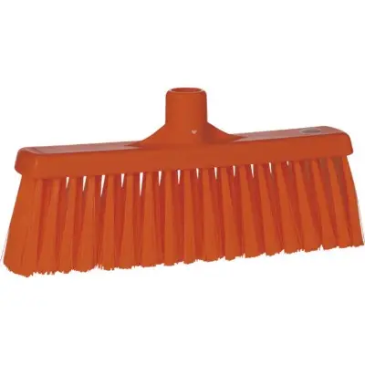Vikan Bezem met Rechte Nek - 310 mm - Oranje