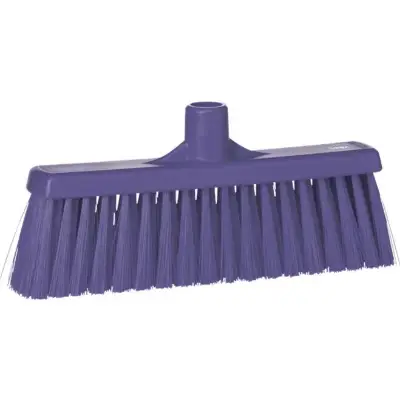 Vikan Bezem met Rechte Nek - 310 mm - Paars