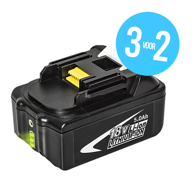 MAKITA ACCU Accu met LED geschikt voor Makita 18V - 5.0 Ah