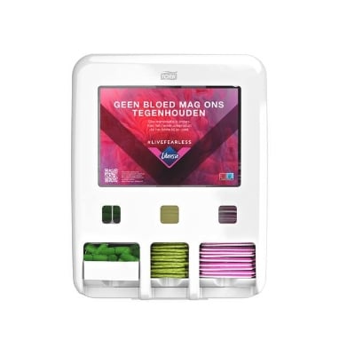 Tork Dispenser voor Menstruatieproducten wit Tork Dispenser voor Menstruatieproducten wit