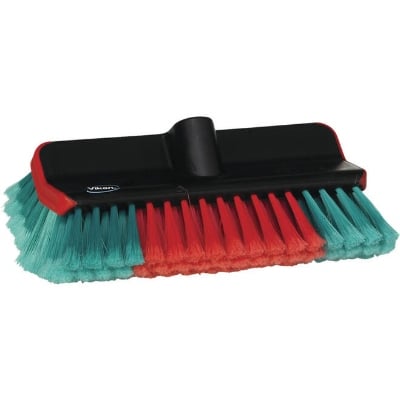 Vikan Hoekborstel met watertoevoer, 28 cm breed