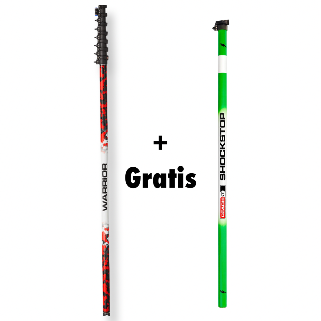 REACH-iT WARRIOR WATER FED POLE + SHOCKSTOP / 11,60 meter