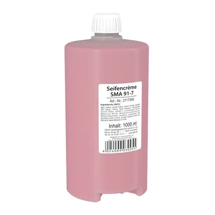 Clean and Clever SMA91-7 handzeep roze geparfumeerd tbv Tork-Ecolab Doos 6x1L Clean and Clever SMA91-7 handzeep roze geparfumeerd tbv Tork-Ecolab - Doos 6x1L
