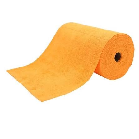 Microvezeldoek op Rol Oranje (30×30 cm), 75 stuks