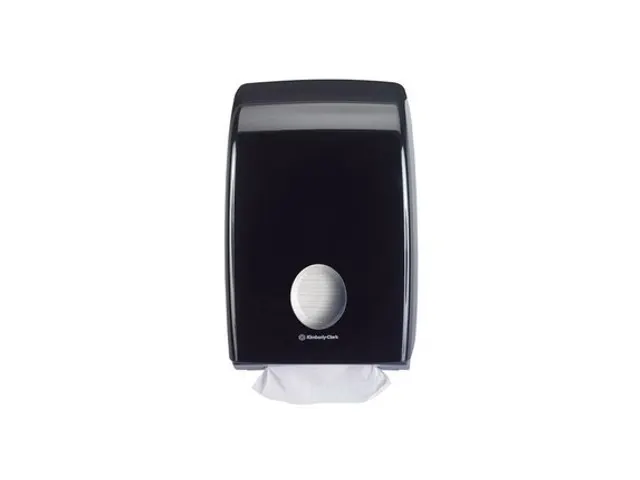 Kimberly Clark Professional Aquarius 7171 gevouwen handdoek dispenser zwart Kimberly Clark Professional Aquarius 7171 gevouwen handdoek dispenser zwart