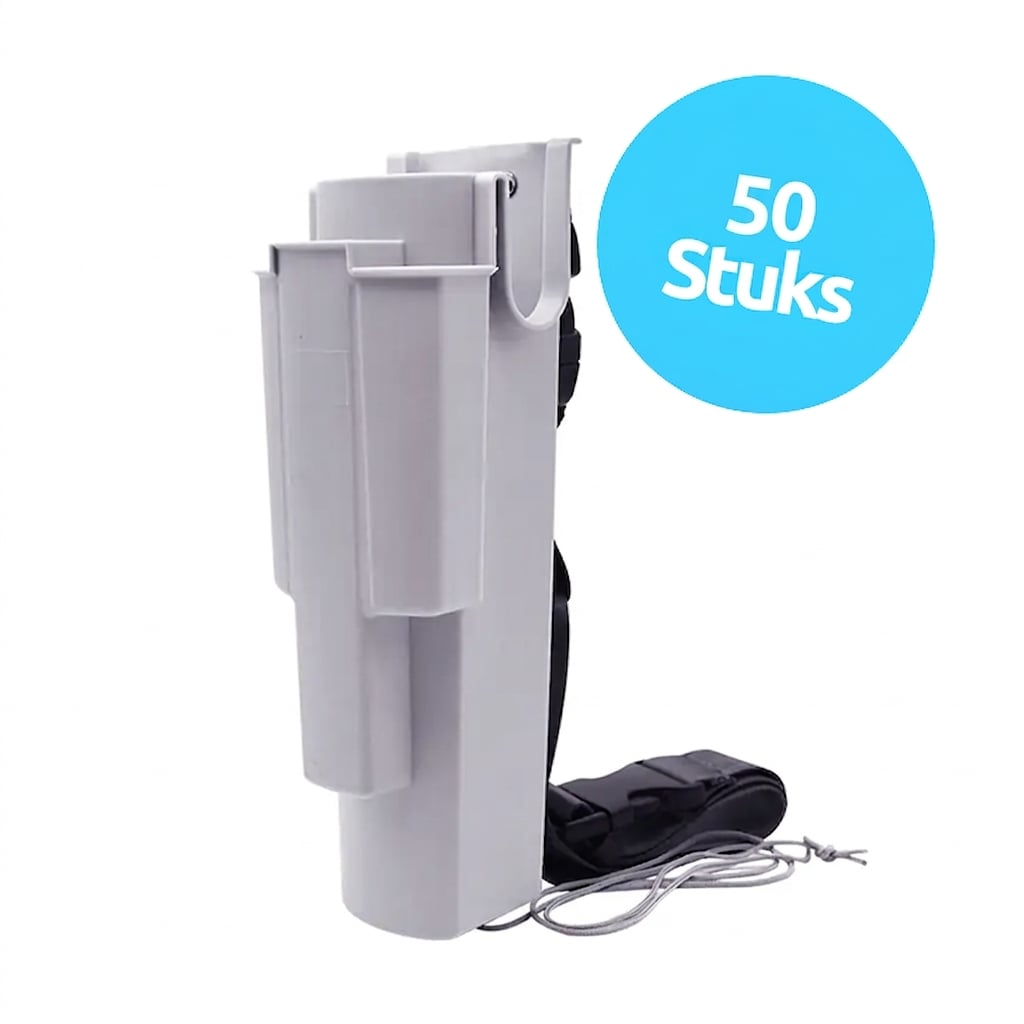 Glazenwassers Bucket + Riem - 50 Stuks (€6,95 per stuk) Glazenwassers Bucket + Riem - 50 Stuks (€6,95 per stuk)