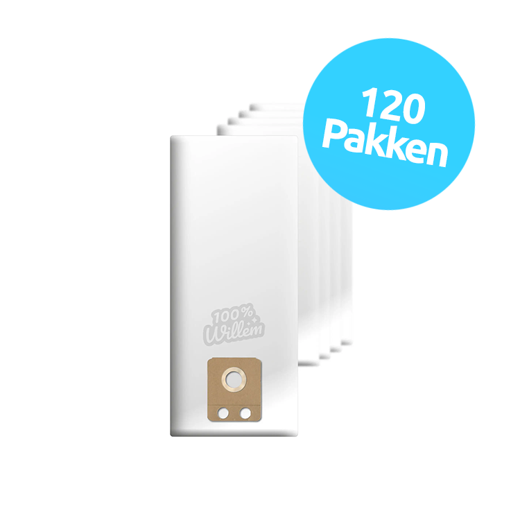 120 VP300 Stofzuigerzakken geschikt voor Nilfisk GD1000 / VP300 - 120 x 5 stuks (€4,95 per pak)