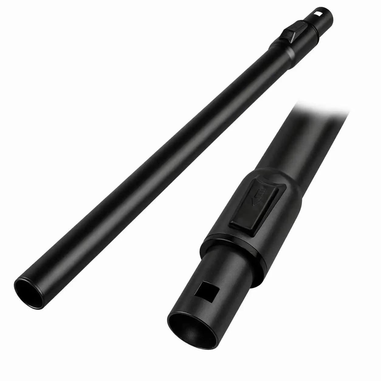 Zuigbuis 32 mm telescoop aluminium zwart