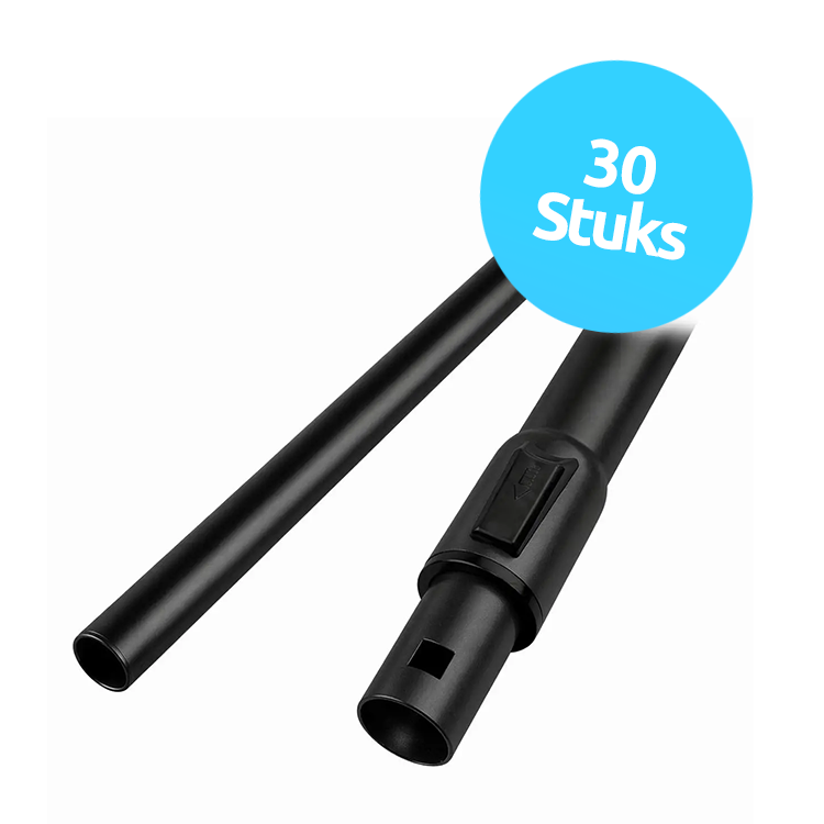 Telescoopzuigbuis - 30 Stuks Zuigbuis 32 mm telescoop aluminium zwart - 30 stuks (€ 5,95 per stuk)